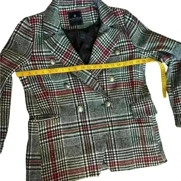Bagatelle Collection Plaid Blazer Multicolored. - Picture 9 of 14